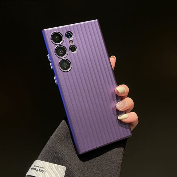 Mantto Slim Case for Samsung Galaxy S23, Rugged Hard PC Shockproof Military Grade Protection Case, Non-Slip Lightweight Ultra Thin Phone Case Cover for Samsung Galaxy S23, Darkpurple
