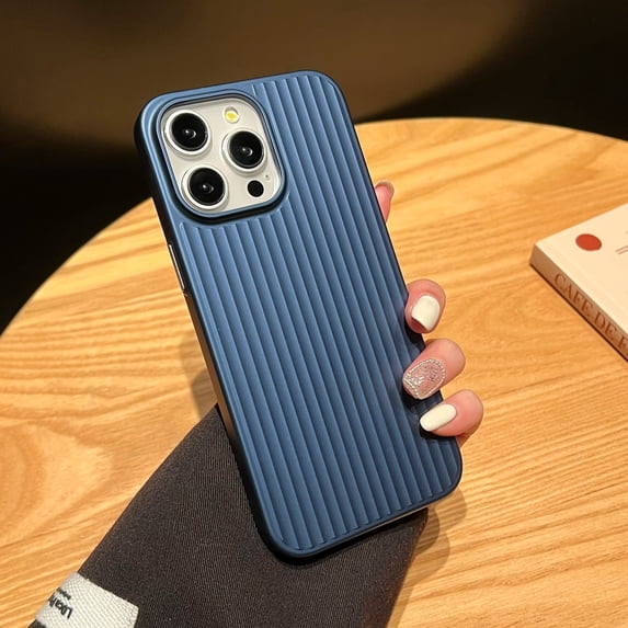 Mantto Slim Case for iPhone 15, Rugged Hard PC Shockproof Military Grade Protection Case, Non-Slip Lightweight Ultra Thin Phone Case Cover for iPhone 15, Blue