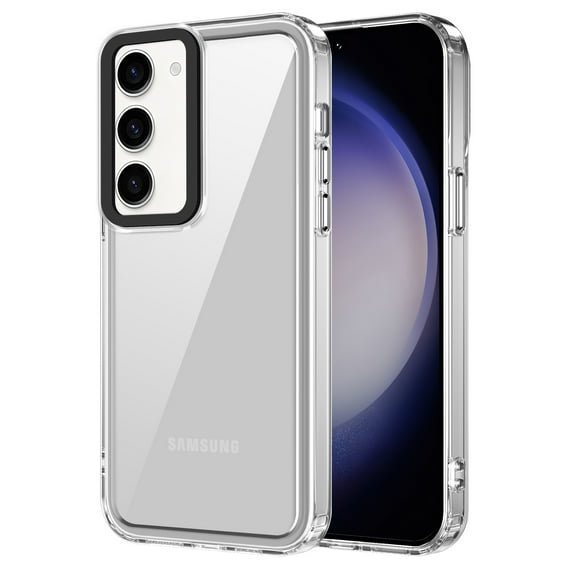 Mantto Slim Crystal Clear Case for Samsung Galaxy S23 FE, Anti-yellowing Transparent Shockproof Lightweight Support Wireless Charging Ultra-Thin Phone Case for Samsung Galaxy S23 FE,Clear