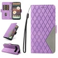 thumbnail image 1 of Mantto Slim Wallet Phone Case for Google Pixel 6a 6.1",for Women Men,Durable PU Leather Magnetic Folio Flip Holder ID Credit Card Slots Shockproof Phone Case with Hand Strap,Purple, 1 of 11