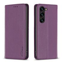 Mantto Slim Wallet Phone Case for Samsung Galaxy S23 Plus,Hidden Magnetic Closure Folio Flip Kickstand Credit Card Slots Shockproof Premium PU Leather Wallet Protective Phone Case,Purple