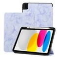 thumbnail image 1 of Mantto Smart Case for iPad 10.9-inch 2022, Lightweight Smart Trifold Stand with Pencil Holder Case with Stand Auto Sleep/Wake Case for Apple iPad 10th Generation 10.9" 2022, Purple, 1 of 8