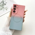 thumbnail image 1 of Mantto Two-color Gradient Case for Samsung Galaxy S23 Plus,with Camera Lens Protector,[Compatible with MagSafe Charging],Shockproof Lightweight TPU Ultra Thin Phone Case, Pink+Blue, 1 of 7