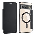 thumbnail image 1 of Mantto Wallet Case for Google Pixel 9 / 9 Pro,Compatible with Magsafe Charging,Luxury PU Leather Plating Magnetic Flip RFID Blocking Card Slots Phone Case with Anti-scratch Lens Film,Black, 1 of 8