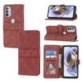 thumbnail image 1 of Mantto Wallet Case for Motorola Moto G Power (2022), Magnetic Closure Folio PU Leather Shockproof Hand Strap Full Body Credit Card Slot Kickstand Cover For Motorola Moto G Power (2022), Red, 1 of 9
