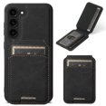 thumbnail image 1 of Mantto Wallet Case for Samsung Galaxy S22 Plus Detachable Card Slots Flip Kickstand Purse Cover, Magnetic Case Compatible with MagSafe, Shockproof PU Leather Slim Case for Galaxy S22 Plus, Black, 1 of 10