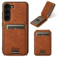 thumbnail image 1 of Mantto Wallet Case for Samsung Galaxy S22 Plus Detachable Card Slots Flip Kickstand Purse Cover, Magnetic Case Compatible with MagSafe, Shockproof PU Leather Slim Case for Galaxy S22 Plus, Khaki, 1 of 10