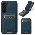 thumbnail image 1 of Mantto Wallet Case for Samsung Galaxy S25 Plus Detachable Card Slots Flip Kickstand Purse Cover, Magnetic Case Compatible with MagSafe, Shockproof PU Leather Slim Case for Galaxy S25 Plus, Blue, 1 of 10