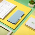 thumbnail image 1 of Mantto Wallet Case for Samsung Galaxy A50 PU Leather Wallet Case with Card Slots Kickstand Magnetic Clasp Protective Case For Samsung Galaxy A50,Blue, 1 of 7