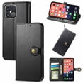 thumbnail image 1 of Mantto Wallet Case for iPhone 13 Pro Max with Card Holder Slots, Folio Premium PU Leather Magnetic Flip Cover with Kickstand, ShockProof TPU Interior Case Compatible with iPhone 13 Pro Max, Black, 1 of 9