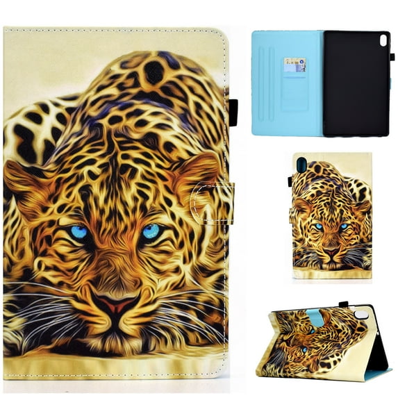 Mantto iPad 10th Generation Case 10.9", Cute Patterned Slim Multi-Angle Viewing Folio Magnetic Stand Wallet Card Slot with Auto Sleep Wake Smart Cover for 10.9” iPad 10th Gen 2022, Lion