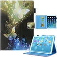 thumbnail image 1 of Mantto iPad 10th Generation Case 10.9", Cute Patterned Slim Multi-Angle Viewing Folio Magnetic Stand Wallet Card Slot with Auto Sleep Wake Smart Cover for 10.9” iPad 10th Gen 2022, Gold Butterfly, 1 of 7