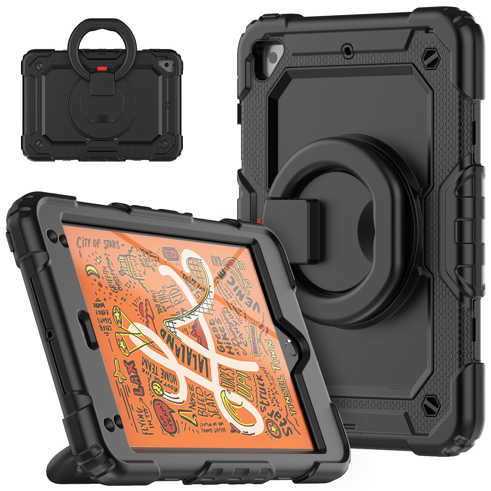 Mantto iPad Mini 4 Case for Kids, iPad Mini 5 Case with Built-in