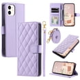 thumbnail image 1 of Mantto for iPhone 11 Wallet Case with Detachable Wrist Strap & Shoulder Strap,Shockproof Luxury PU Leather Purse Credit Card Slots Magnetic Flip Kickstand Crossbody Phone Case, Purple, 1 of 8