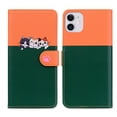 thumbnail image 1 of Mantto for iPhone 11 Wallet Case with Wrist Strap,Cute Animal Pattern PU Leather Magnetic Clasp Folio Flip Kickstand Credit Card Slots & Cash Pocket Shockproof Slim Phone Case,Darkgreen, 1 of 8