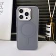 thumbnail image 1 of Mantto iPhone 13 Pro Case [Compatible with MagSafe][Car Mount Supported] Magnetic Translucent Matte Slim Hybrid Rubber Military Drop Protection Thin Shockproof Protective Phone Cover, Gray, 1 of 8