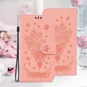 Mantto for iPhone 13 Pro Wallet Case, Dual Magent PU Leather Vertical Flip Case, iPhone 13 Pro Case Wallet with Card Slot Cover, Compatible with iPhone 13 pro 6.1 Inch 2021, Pink