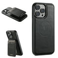 thumbnail image 1 of Mantto for iPhone 14 Pro Max Detachable 2-in-1 Case with Card Pocket,Compatible with Magsafe Wireless Charging,Shockproof Premium PU Leather Credit Card Slots Kickstand Phone Case,Black, 1 of 9