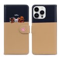 thumbnail image 1 of Mantto for iPhone 14 Pro Wallet Case with Wrist Strap,Cute Animal Pattern PU Leather Magnetic Clasp Folio Flip Kickstand Credit Card Slots & Cash Pocket Shockproof Slim Phone Case,Khaki, 1 of 8