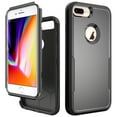 thumbnail image 1 of Mantto for iPhone 7/8/SE 2020/SE 2022 Case, Heavy Duty Shockproof Drop Protective Hybrid 3 Layer Full Body Rugged Military Grade Protection Phone Covers For iPhone 7 / 8 / SE 2020/2022, 
Black, 1 of 7
