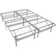 Mantua Premium Platform Bed Base in Silver, Replaces Box Spring and Bed