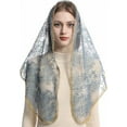 thumbnail image 1 of Mantveil Church Mantilla Catholic Veil: Velos para ir a la iglesia Chapel Lace Head Covering Spanish Mass Prayer Veil (Blue), 1 of 5