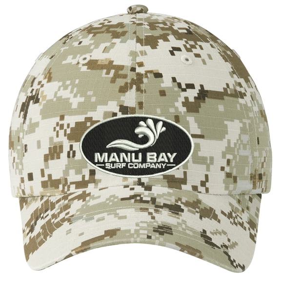 Manu Bay LOGO Patch Digital Camo, Sand Camo