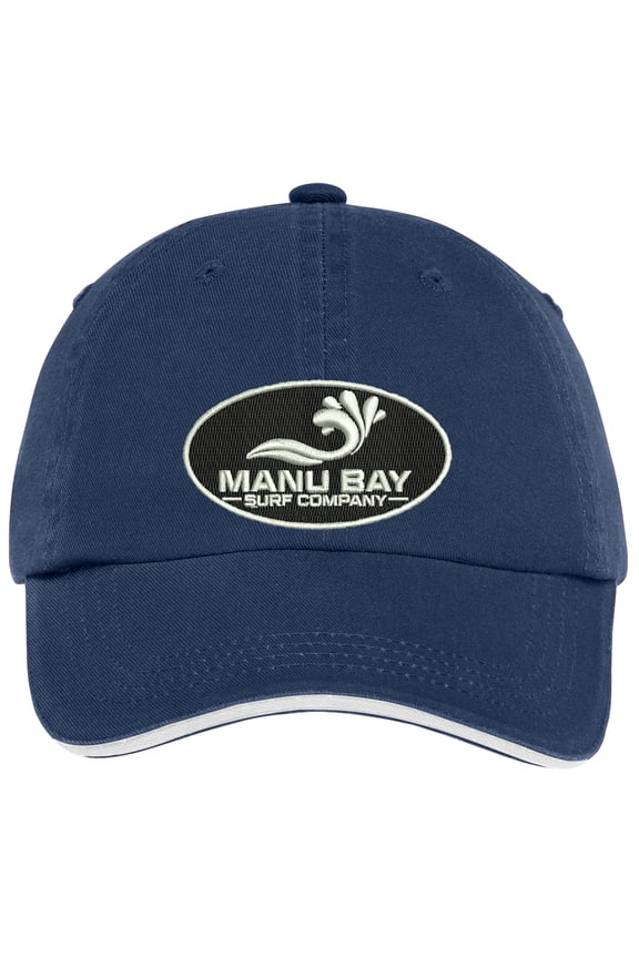 Logo Patch Hat Cap, Ensign Blue/White