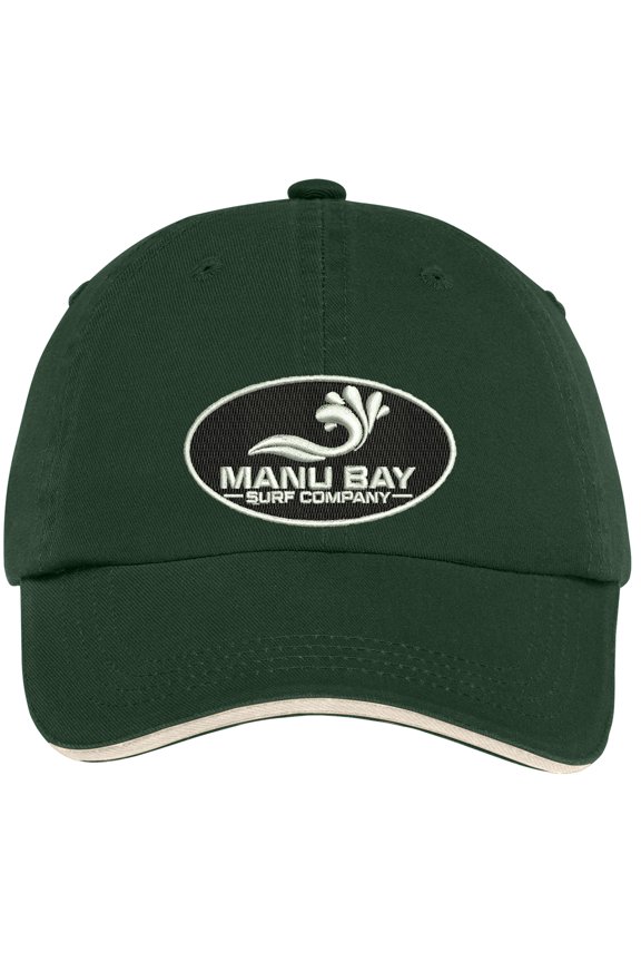 Logo Patch Hat Cap, Hunter/Stone