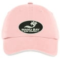 thumbnail image 1 of Manu Bay Surf Company Logo Patch Hat Cap, Light Pink/White, 1 of 3