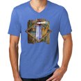 thumbnail image 1 of Manu Bay Surf Company SURF LIGHTHOUSE Surfer T-shirt, Extra-Small Heathered Royal, 1 of 3