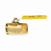 Manual 2-Way Ball Valve, 1 in FNPT x 1 in FNPT, Standard Port, 600 psi CWP, Lever Handle, Bronze