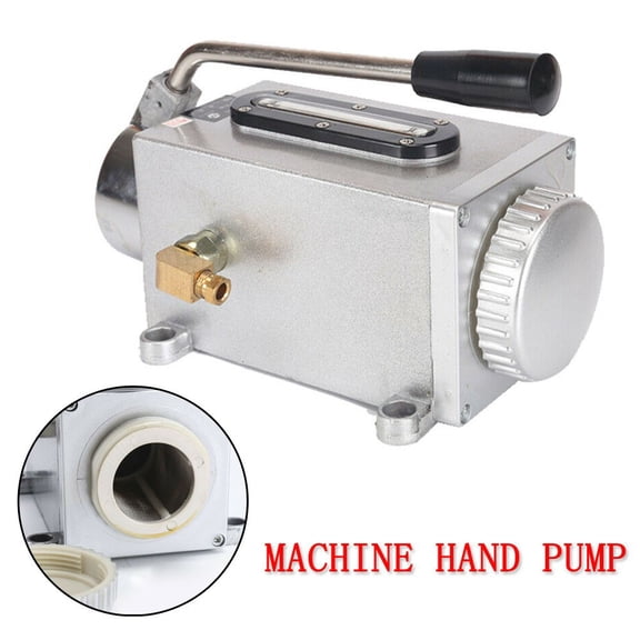 Manual 500cc Oil Pump for Lubrication Systems with 8ml/min Discharge Volume Suitable for CNC Machinery, Production Lines, and Machine Tools Applications