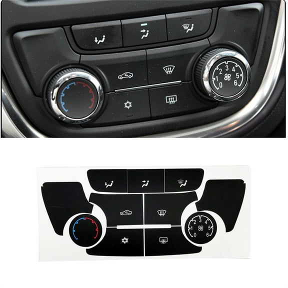 Manual AC Climate Control Button Repair Decal Sticker For Buick Encore 2013-2015