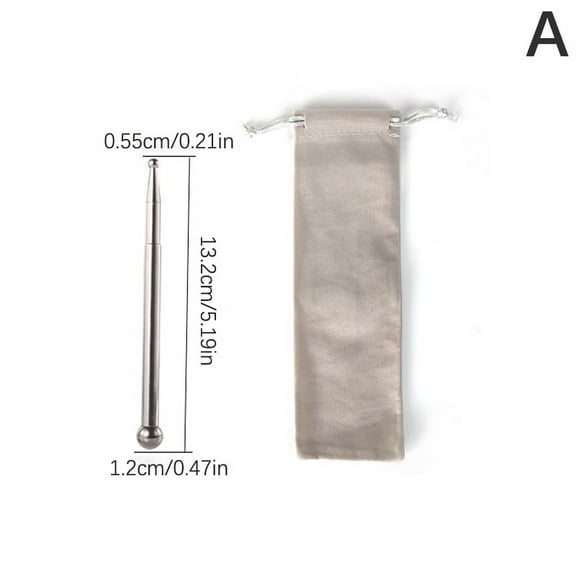 Manual Acupuncture Pen Terahertz Energy Stone Massage Tool Trigger Point Massager Stick For Face Body Relax Facial Reflexology