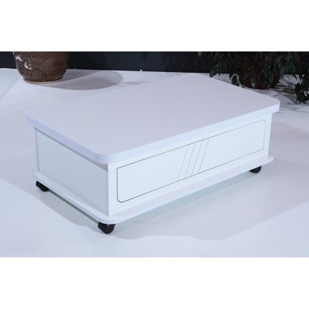 Manual Adjustable Coffee Table for Living | Can Be Used in Different Scenarios | Durable Wood with Ample Storage Space | Solves Storage and Function Adaptation Problems