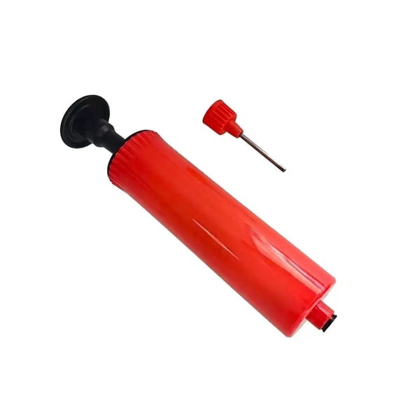 Manual Air Pump with Needle, Versatile Inflator for Soccer Balls, Beach Toys & Balloons