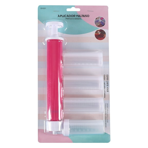 Manual Airbrush for Cakes Glitter Decorating Tools, DIY Baking Cake Airbrush Pump Coloring Spray Gun with 4 Pcs Tube, Kitchen Cake Decorating Kit for Cupcakes Cookies and Desserts