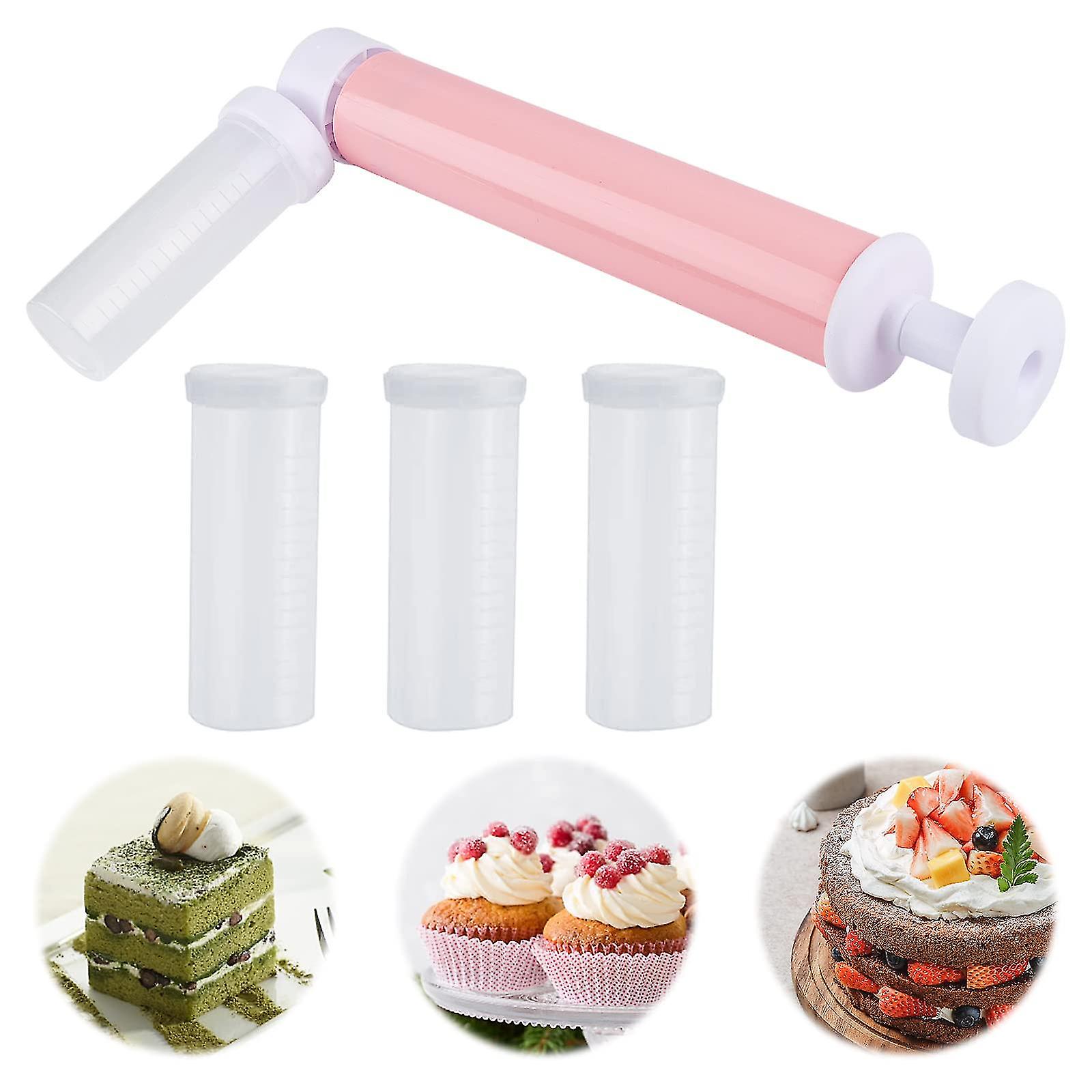 Manual Airbrush For Cakes Spray Gun Kit,manual Cake Airbrush Pump Coloring Spray Painting Tool