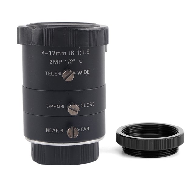 Manual Aperture CMount CCTV Security Camera Zoom Lens 1080P 412mm