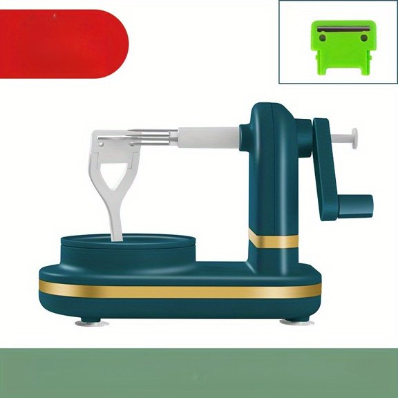 Manual Apple Peeler for Home Use, Automatic Fruit Peeler & Scraper, Handheld Fruit Skin Remover for Apples, Pears & Most Fruits, Easy Kitchen Gadget