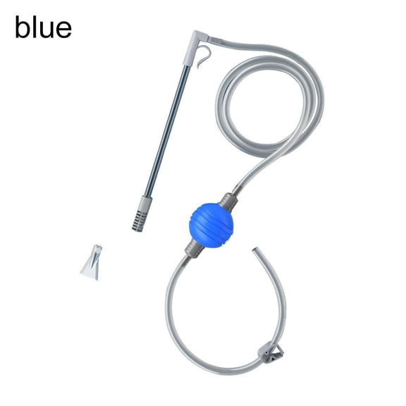 Manual Aquarium Gravel Cleaner, Fish Tank Siphon Vacuum With Hand Pump, Self-Priming Water Changer & Sand Substrate Cleaning Tool For Aquarium, Pond & Fish Bowl Maintenance