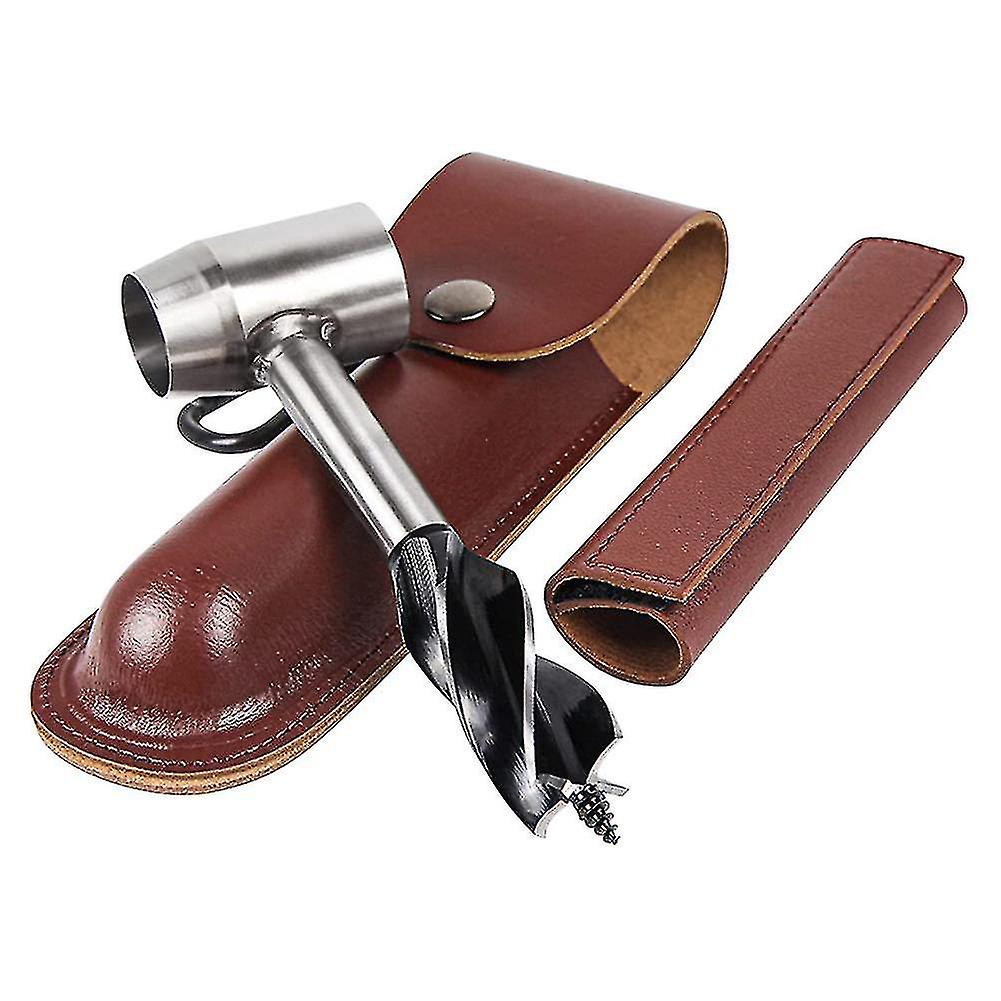 Manual Auger Drill Bushcraft Survival Tool Hand Auger Settlers Wrench