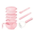 thumbnail image 1 of Manual Baby Food Processor, 9-Piece Puree Grinder Set, Food Grinding Bowl with Filter, Mash Stick Tool Kit, Stackable Storage Complementary Meal Prep, 1 of 1