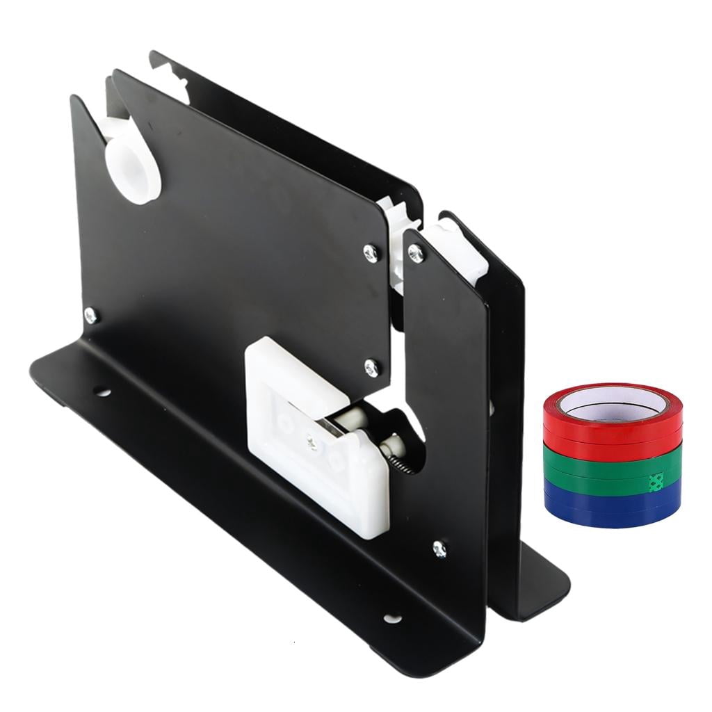 Manual Bag Sealer Set Includes 6 Wrapping Tapes Heavy Duty Tape Dispenser For Retailers And Food Processors