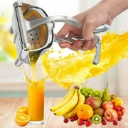 Manual Bar Juicer, Fruit Juice Handheld Press Squeezer With Seed Filter, Heavy Duty Aluminum Alloy Hand Extractor for Single Citrus Orange Pomegranates Apple Fruit Lemon Lime, 8.66x4.33x3.62