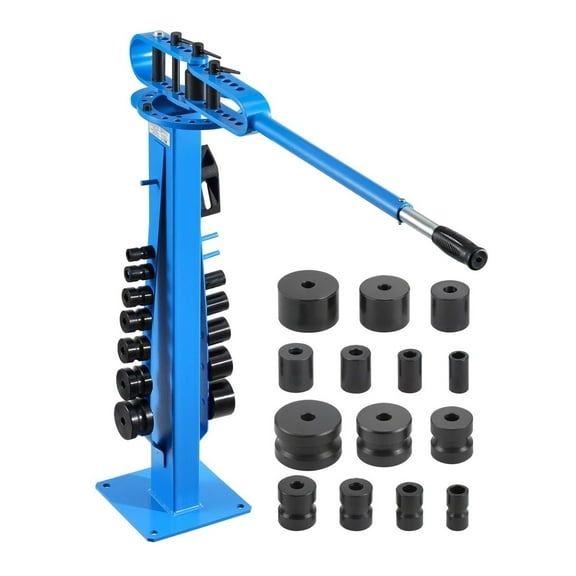 Manual Bending Machine, 200 Heavy-Duty Bender with 14 Dies for Copper Aluminum Iron Pipes, HVAC Repair, Metal Fabrication, Steel Bending Tool