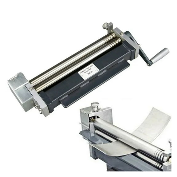 Manual Bending Machine, Manual Plate Rolling Machine, Round Tube Roller Making Tool, Desktop Metal Plate Bender Metal Plate Bend ,Sturdy and Durable