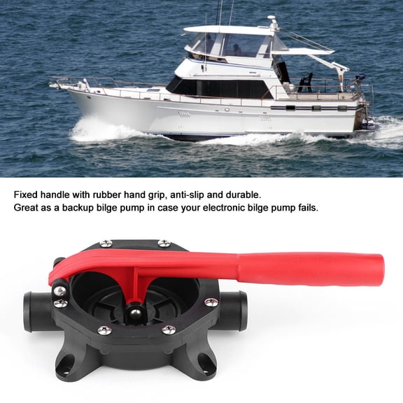 Manual Bilge Hand Bilge Pump, Anti-slip Durable 720GPH Bilge Pump Strong for Ferry for Yacht for Self-Priming Pump for Hand Tools