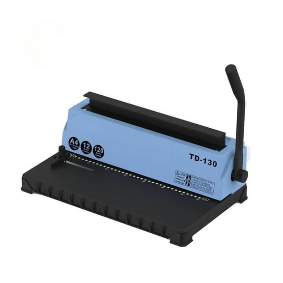 Manual Binding Machine A4 File Menu Album Calendar Square Hole Puncher 34 Holes TD-130 ,Easy to Use